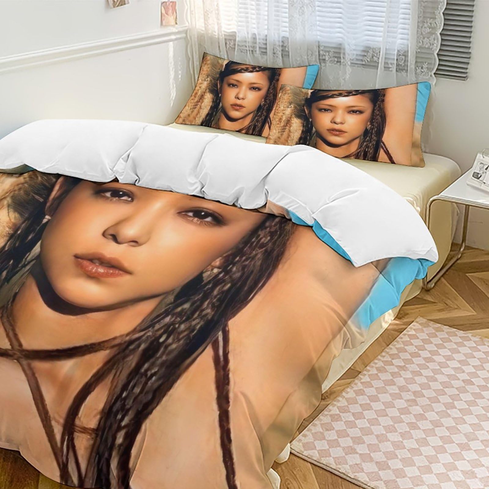 Amazon｜安室奈美恵 (11) 寝具 3ピース 枕カバー オールシーズンベッド